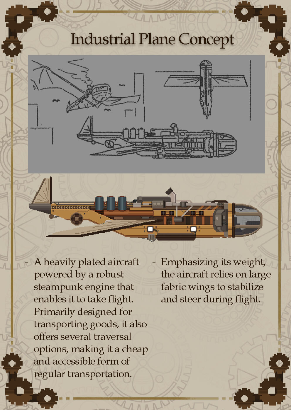 Industrial Plane Concept Industrial Plane Concept